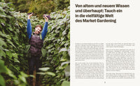 Market gardening & Agroforst Buch von Leon Schleep. Löwenzahn Verlag. Innenansicht 
