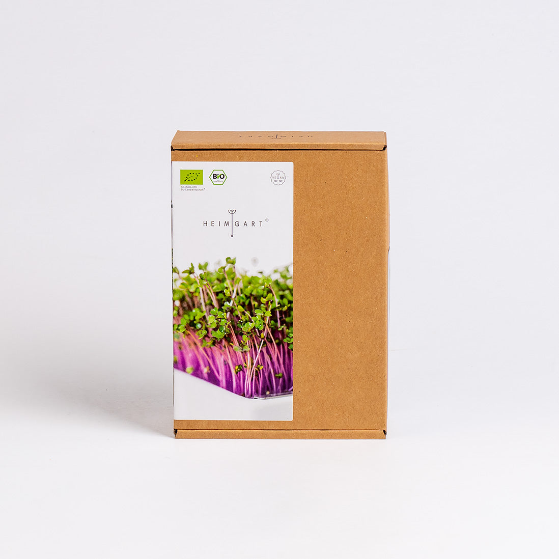 Microgreens Set mit Keimschale aus Porzellan und 2 Saatpads