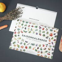 Saisonkalender Ringkalender für 101 Obst- und Gemüsesorten