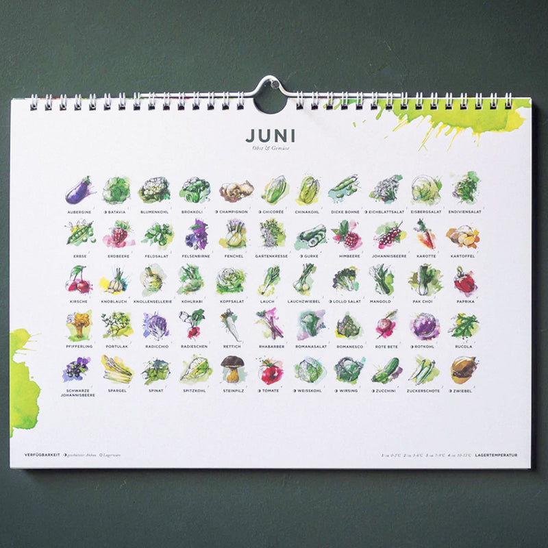 Monatsblatt Juni im Saisonkalender
